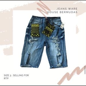 Jeans warehouse bermudas